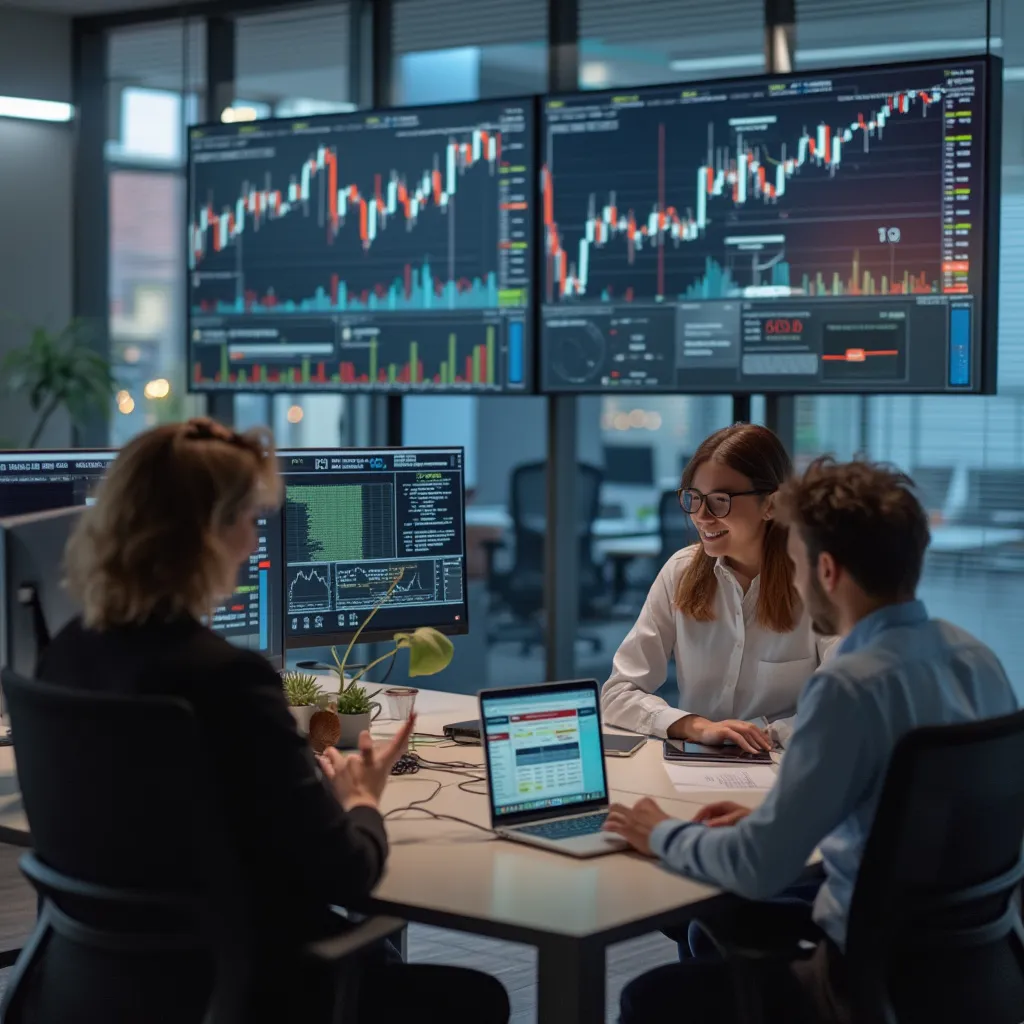 Les fondateurs de FinancIA lors du lancement de la plateforme